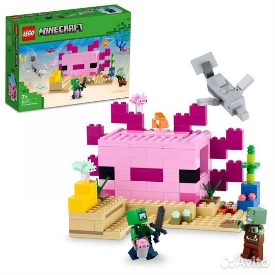 Lego Minecraft The Axolotl House 21247