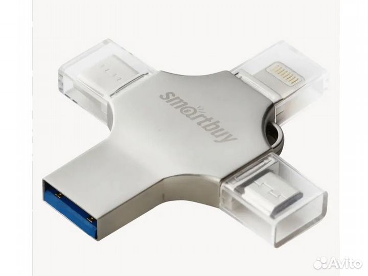 USB Flash карта 4в1 SmartBuy 64Gb