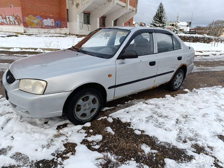 Hyundai Accent 1.5 МТ, 2005, 367 425 км