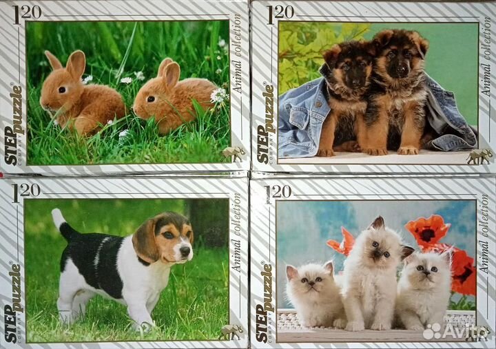 Пазлы новые 80, 120 элементов