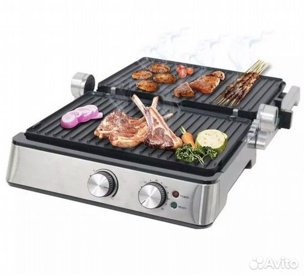 Электрогриль новый