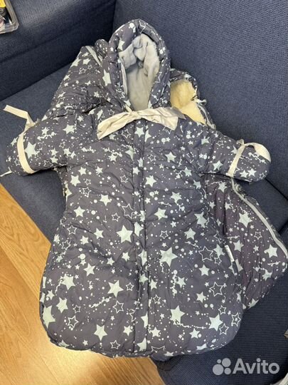 Конверт и комбинезон на выписку зимний