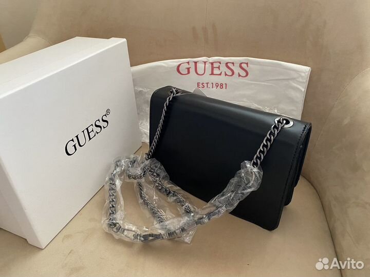 Сумка женская guess новая черная