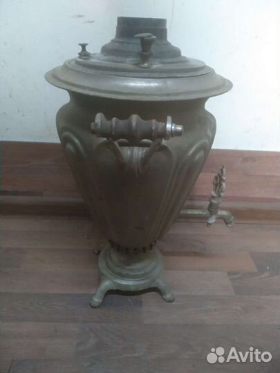 Самовар на дровах старинный