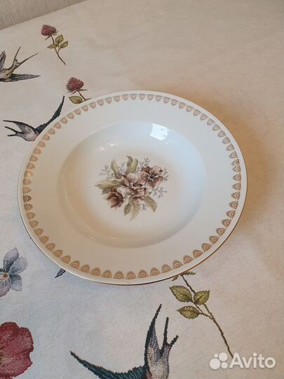 Тарелки фарфоровые глубокие 6 шт