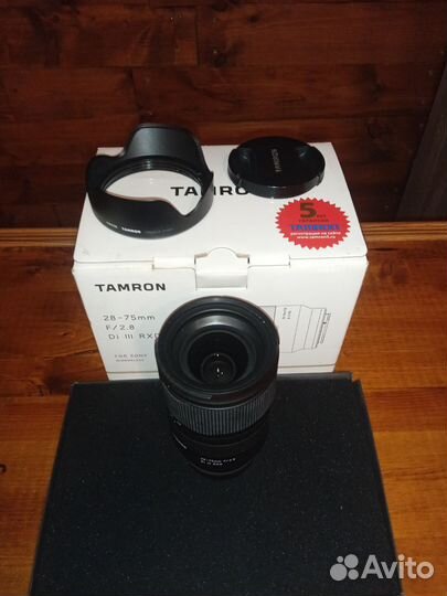 Объектив Tamron 28 75mm f 2.8 Di III RXD Sony E
