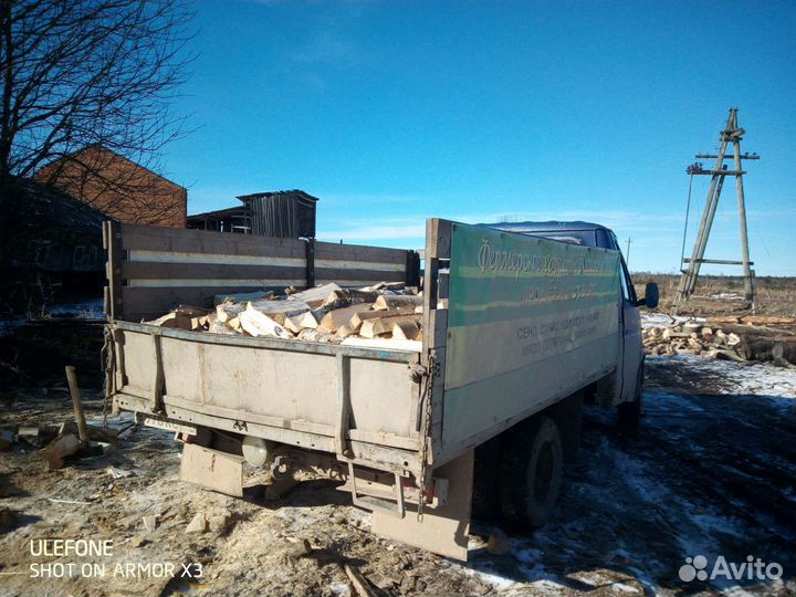 Дрова сухие колотые