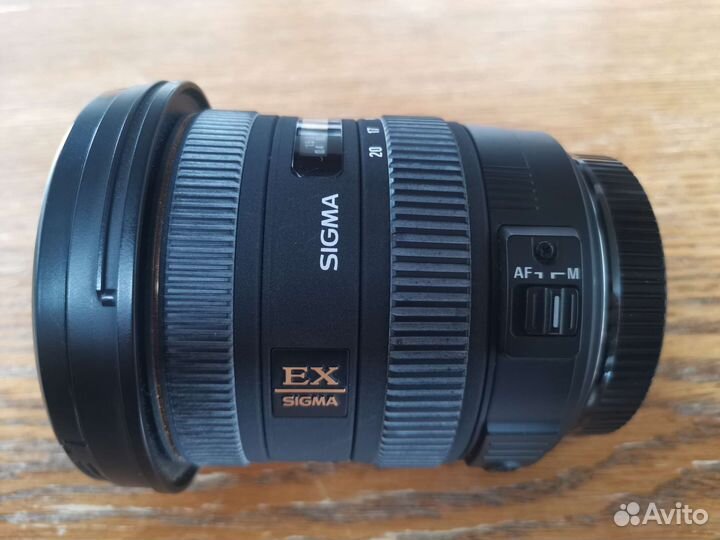 Объектив sigma ex 10-20 1:3.5 DC HSM