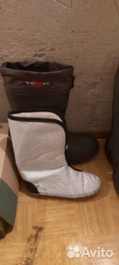 Сапоги зимние до-45из материала EVA. новые Torvi