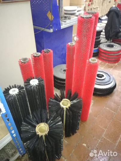 Замена ворса на щетках поломоечных машин