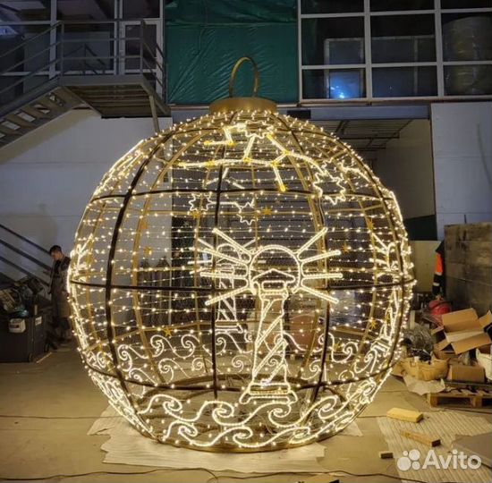 Световые уличные фигуры и металлоконструкции