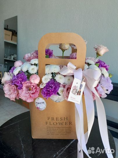 Живые цветы букеты