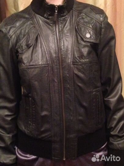 Куртка кожаная mustang