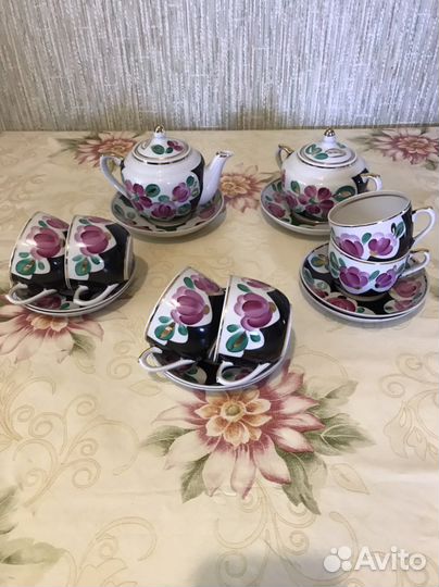 Чайный сервиз СССР дулево, винтаж