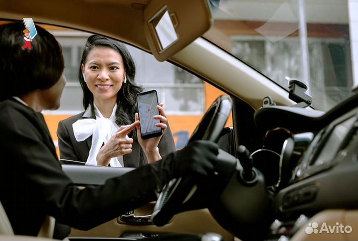 Водитель на своем транспорте