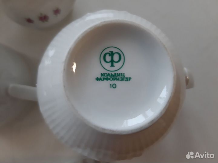 Сервиз кофейный Кольдиц фарфор из гдр (Германия)