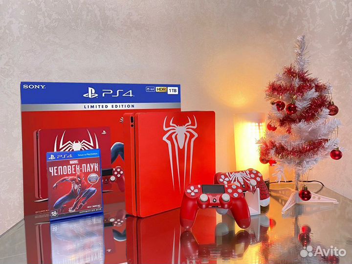 Sony PlayStation PS4 slim + 700 игр