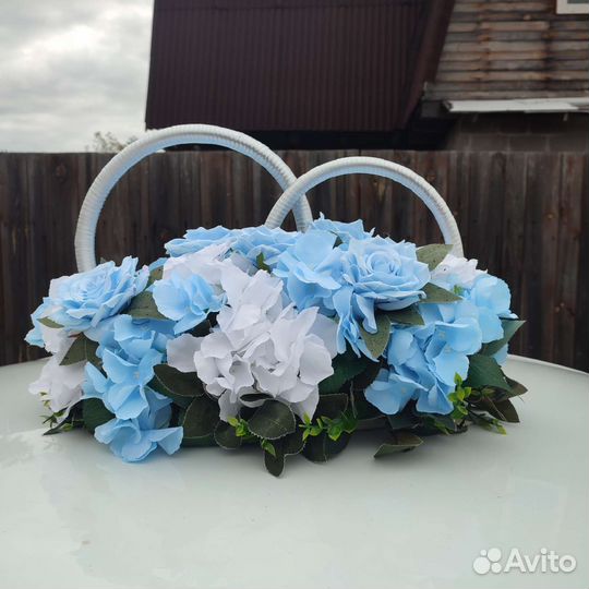 Свадебные украшения на машину