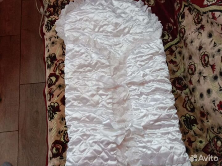 Конверт на выписку зимний Атласные унисекс