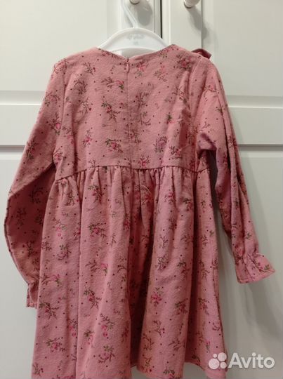 Платье из фланели 92-98