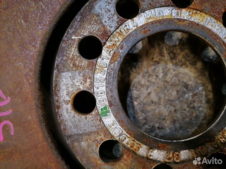 Диски тормозные передние Audi A6 C5 3,0 ASN