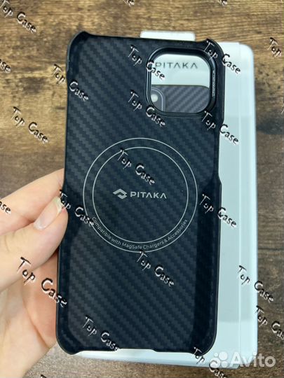 Чехол pitaka Case 3 iPhone 14/13 Black 1500D