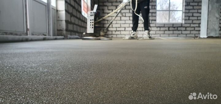 Полусухая стяжка пола за 1 день