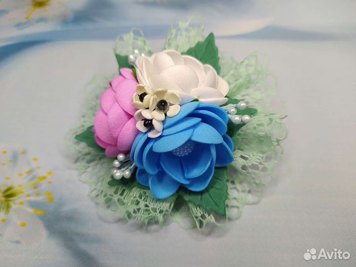 Бантики и заколочки фоамиран