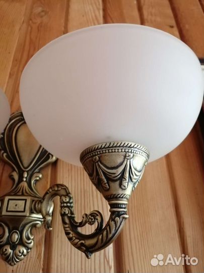 Настенный светильник бра бронза