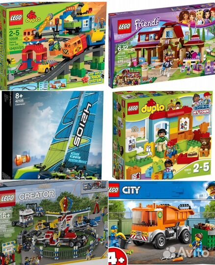 Конструктор Lego Дупло, Сити и др