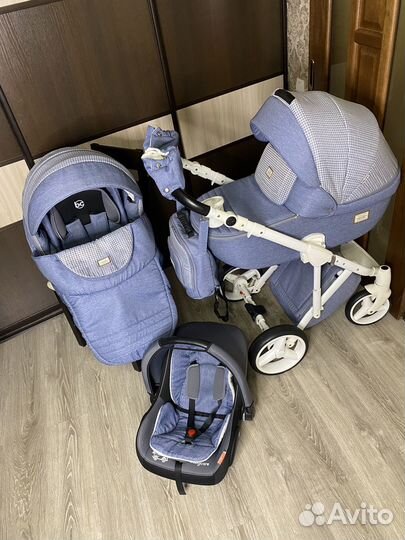 Детская коляска 3в1 Adamex Luciano