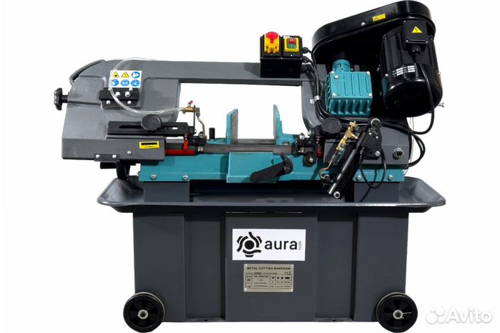 Ленточнопильный станок по металлу aura tools lm-180b/380 40180300