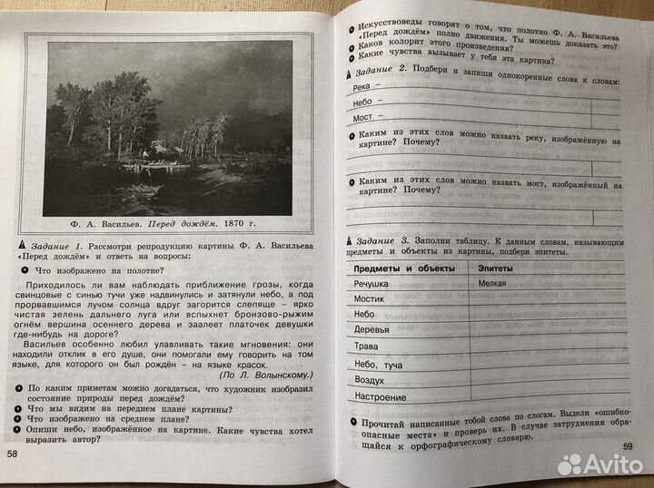 Пишем сочинения по картинам русских художников