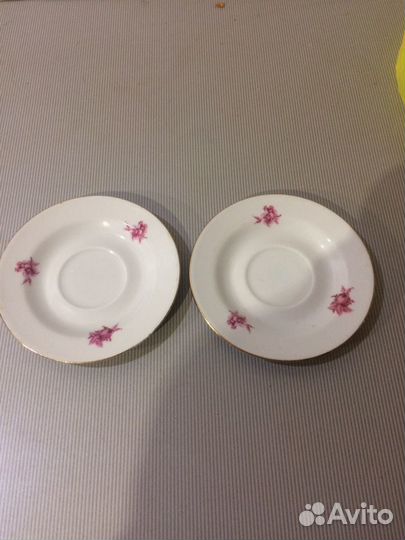 2 тарелки от чайного сервиза гдр