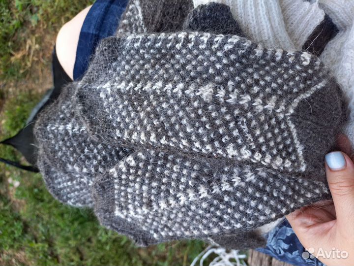 Варежки пуховые