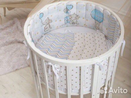 Бортики на детскую кроватку