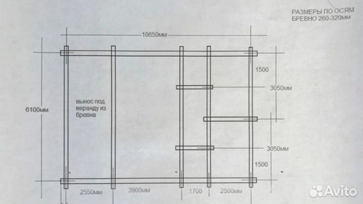 Сруб дома в чашу 7х11м, с Доставкой