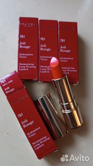 Clarins joli rouge помада бальзам 761