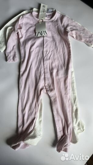 Новый набор слипов Zara 9/12 мес 74/80 см