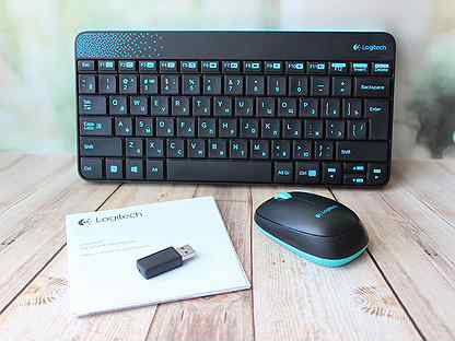 Беспроводная клавиатура и мышь Logitech mk240