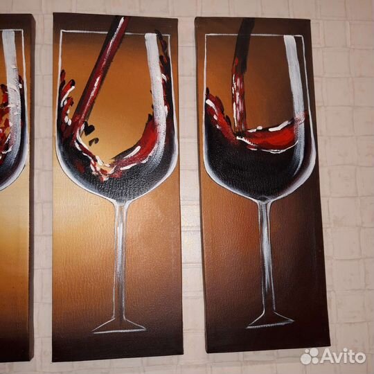 Картина большая на холсте