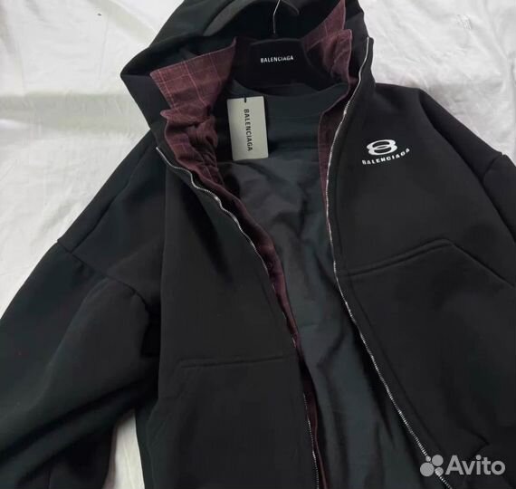 Зип Худи Balenciaga Unity Sports Icon Layered Hood