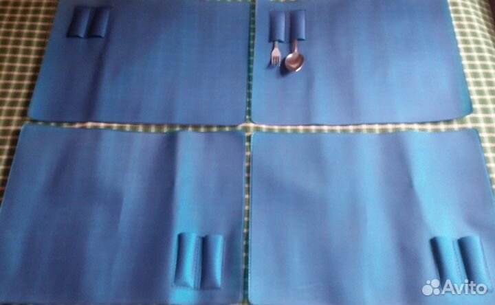 Сервировочные подложки 4 шт. ретро IKEA на пикник