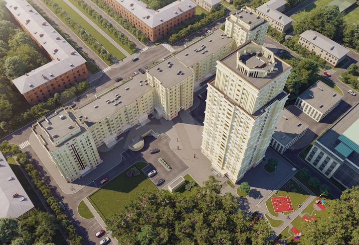 2-к. квартира, 64 м², 6/10 эт.