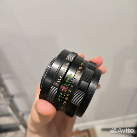 Объектив Helios 44m + переходник на Canon