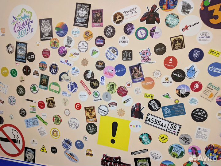 Печать наклеек / стикеров