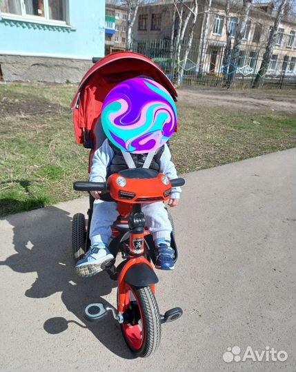 Велосипед с ручкой бу