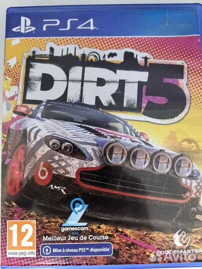 Dirt 5 ps4 диск