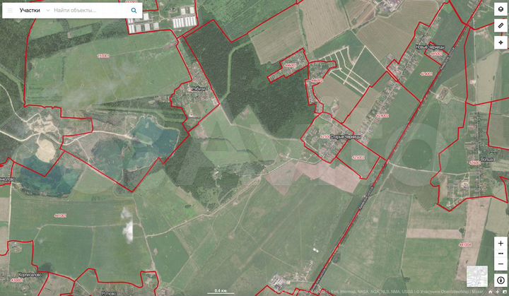 Участок 3,72 га (СНТ, ДНП)