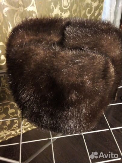 Мужская зимняя шапка с мехом